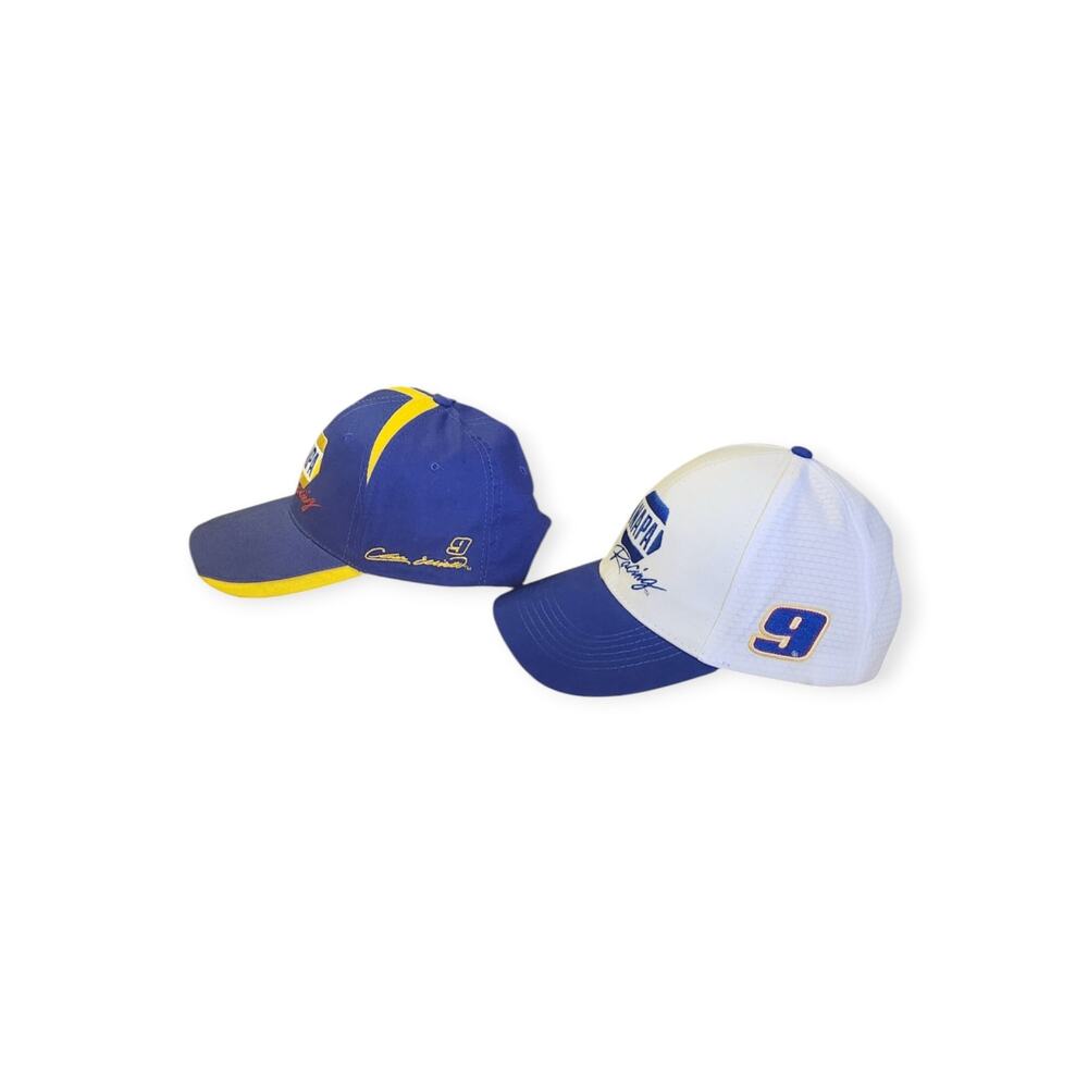 2 NAPA Racing Chase Elliott Ron Copp Blue White Baseball Cap Hats NWOT - Picture 4 of 9